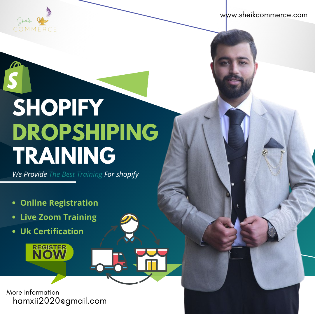Shopify Dropshipping Course and Local Ecommerce Training mentorship Program